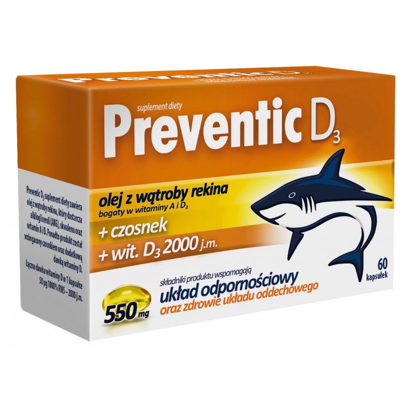 Preventic D3 60 kapsułek