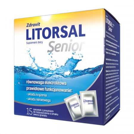 Zdrovit Litorsal Senior elektrolity prosz. 15sasz.