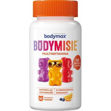 Bodymax Bodymisie żelki bez cukru o smaku owocowym 60 sztuk