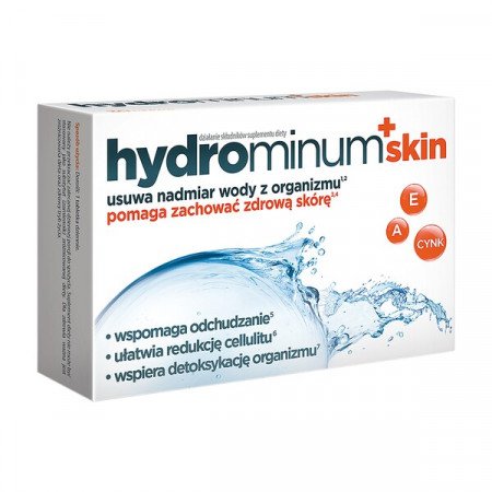 Hydrominum + skin, tabletki, 30 szt. (data ważności 30-04-2022)