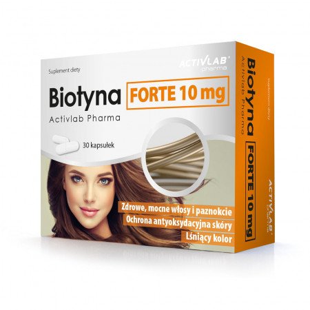Biotyna Forte biotyna10mg Activlab Pharma 30 kapsułek