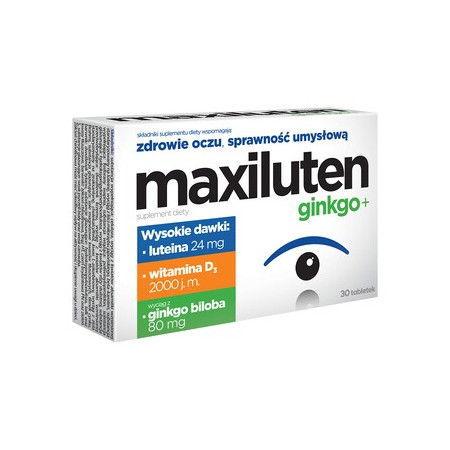 Maxiluten GINKGO+ 30 tabl.