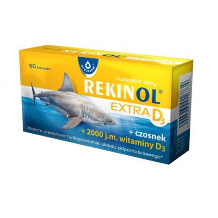 Rekinol Extra D3 60 kaps.