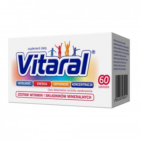Vitaral, 60 tabletek (data ważności 2023-04)