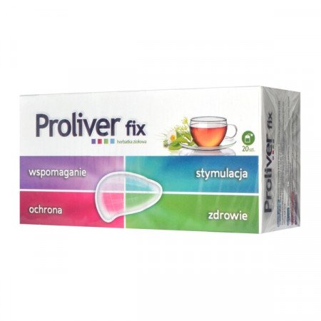 Proliver fix, herbatka w saszetkach, wątroba 1,5 g, 20 szt.