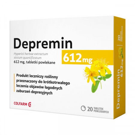 Depremin na uspokojenie 612 mg, tabletki powlekane, 20 szt.