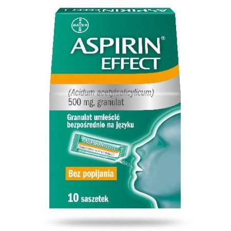 Aspirin Effect granulat 0,5 g 10 sasz.