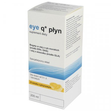 Eye Q, płyn o smaku cytrynowym, 200 ml (import równoległy)