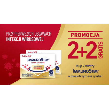 ImmunoStim (witamina C 1000 mg + witamina D 2000 j.) 7 kaps.