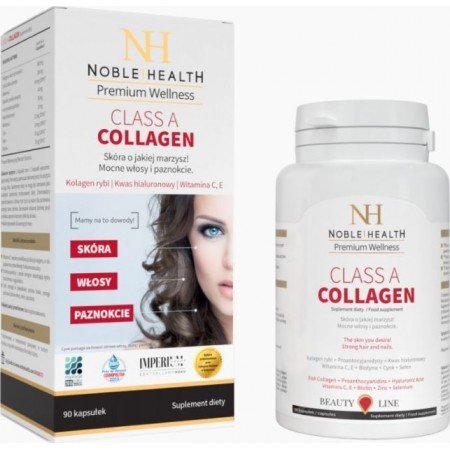 Noble Health Class A Collagen Kolagen, 90 kaps.