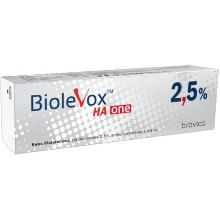 Biolevox HA One żel dostawowy 1 ampułka strzykawka 4,8ml