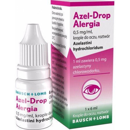 Azel-Drop Alergia krople do oczu, roztw.(0,5 mg/ml) - but. 6 ml