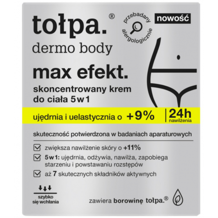 TOŁPA max efekt, skoncentrowany krem do ciała 5w1, 250 ml