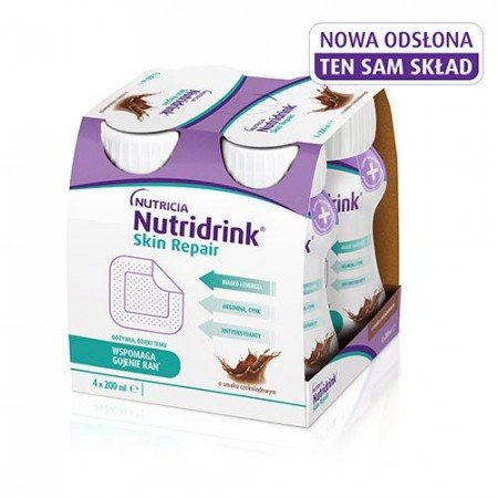 Nutridrink Skin Repair czekolada, 4x200ml