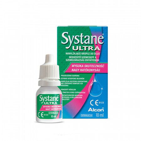 Systane Ultra, nawilżające krople do oczu, 10 ml