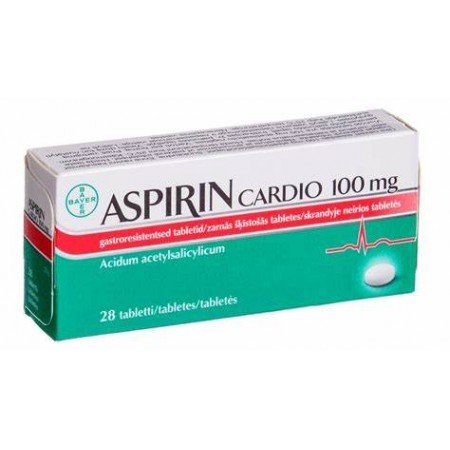 Aspirin (Aspiryna) Cardio100mg 28 tabletek