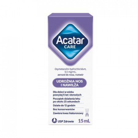Acatar Care - aerozol do nosa, 0,5mg/ml, 15ml