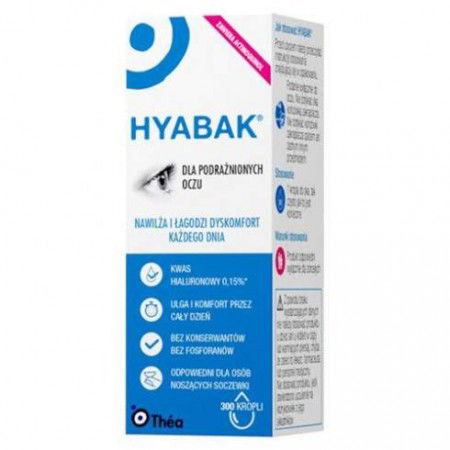 HYABAK Hypotoniczny Krople do oczu 0,15%, 10ml