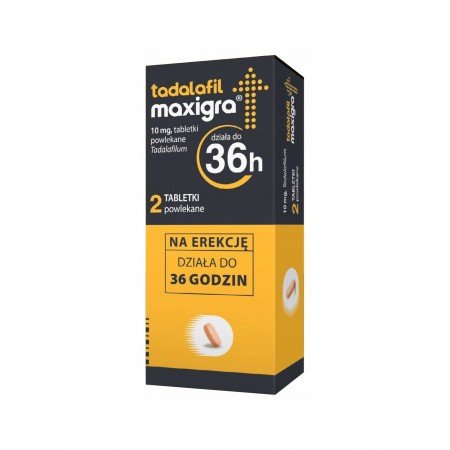 Tadalafil Maxigra 10mg, tabletki, 2szt