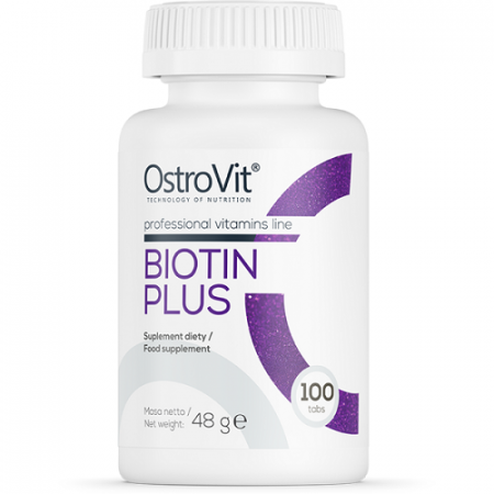 OstroVit Biotin Plus, 100 tabletek