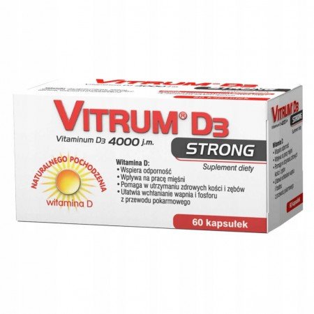 Vitrum D3 Strong, 60kaps.