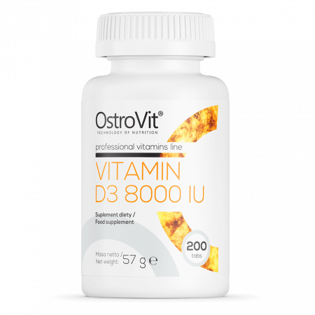 OstroVit Witamina D3 8000 IU 200 tabletek