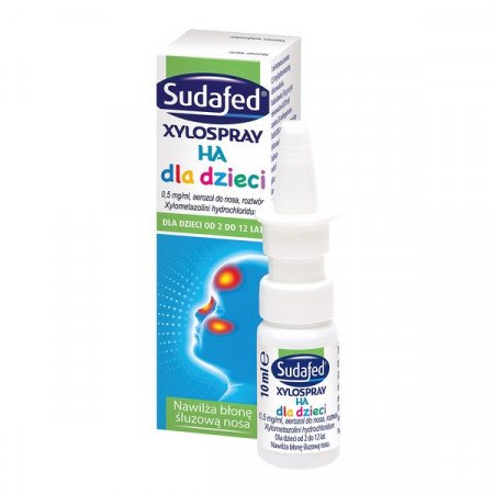 Sudafed XyloSpray HA dla dzieci 0,5mg/ml aerozol do nosa 10 ml