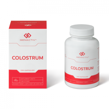 Colostrum, Colostrigen 120 kapsułek x 200mg Genactiv