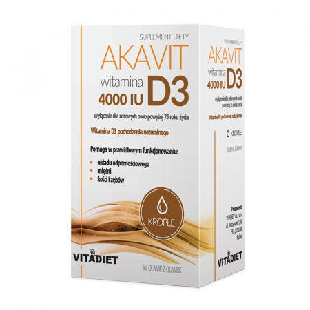 Vitadiet Akavit - witamina D3 4000 IU, 29,4ml