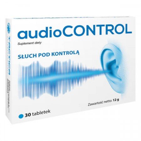 Audiocontrol, wsparcie słuchu, 30 tabletek
