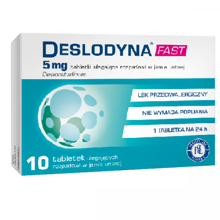 Deslodyna fast 5 mg, 10 tabletek