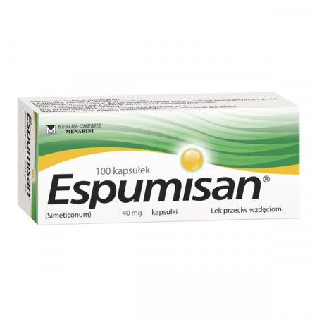 Espumisan 40 mg, 100 kapsułek, na wzdęcia