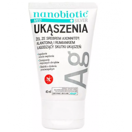 Nanobiotic Med Silver ukąszenia żel - 40ml