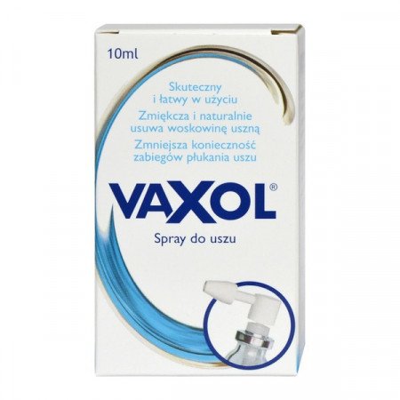 Vaxol, do usuwania woskowiny, spray, 10ml