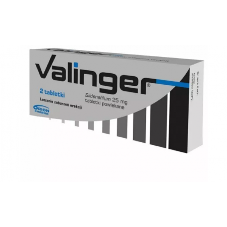 Valinger 25 mg, 2 tabletki powlekane