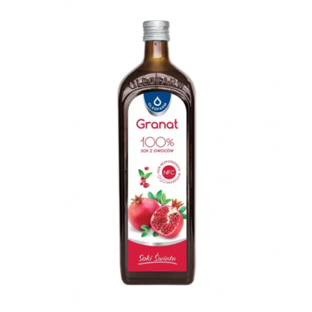 Granvital 100% Sok Z Owoców Granatu płyn - 980 ml