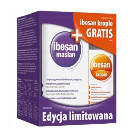 Ibesan Maślan 60kaps + Krople 30ml