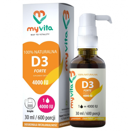 Witamina D3 Forte krople - 30 ml