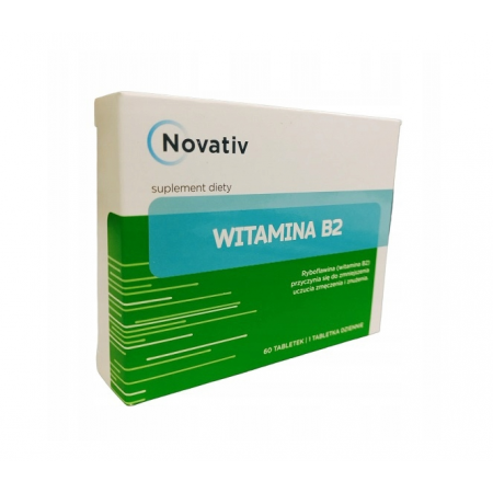 Novativ Witamina B2 tabletki - 60 tabl.