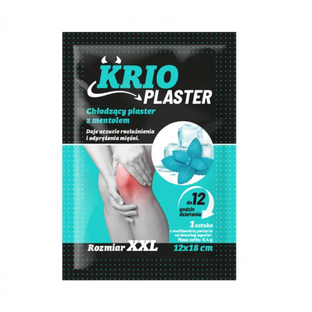 Krio Plaster Plaster chłodzący z mentolem - - 1 szt.