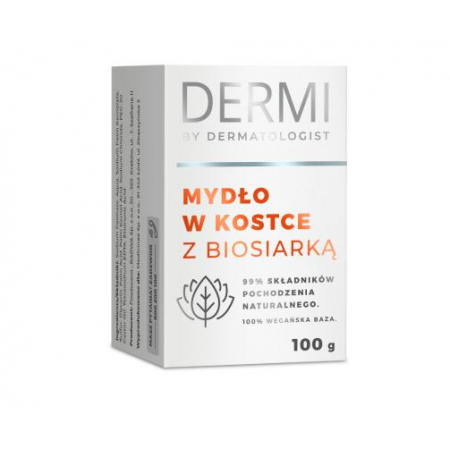 Dermi By Dermatologist Mydło w kostce z biosiarką - - 100 g