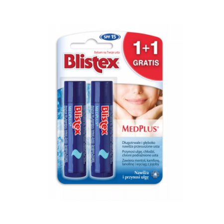 Blistex Medplus Balsam do ust - - 2 szt.