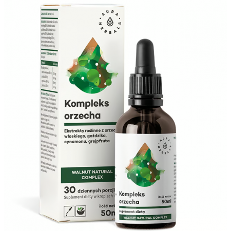 Orzech Kompleks + Piołun Wormwood Natural Complex krople - 50 ml