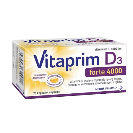 Vitaprim D3 Forte 4000 kapsułki miękkie - 70 kaps.