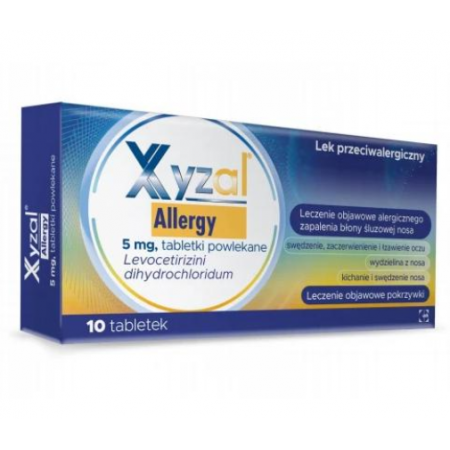 Xyzal Allergy tabletki powlekane 5 mg 10 tabl.