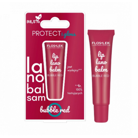 Floslek Laboratorium Lanobalsam do ust bubble red 12g