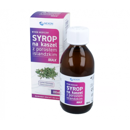 Nexon Syrop na kaszel z porostem islandzkim Max - - 200 ml