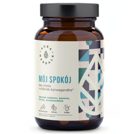 Mój Spokój bez stresu + KSM-66 Ashwagandha kapsułki - 60 kaps.