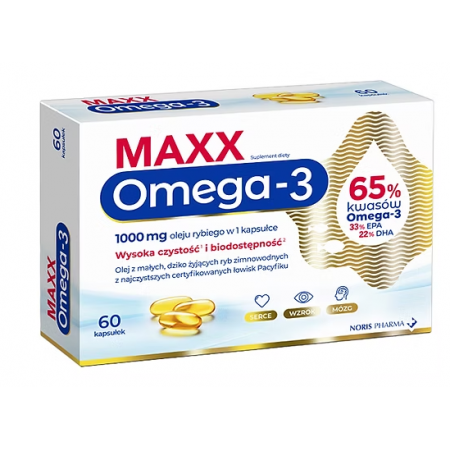 Maxx Omega 3 kapsułki miękkie - 60 kaps.