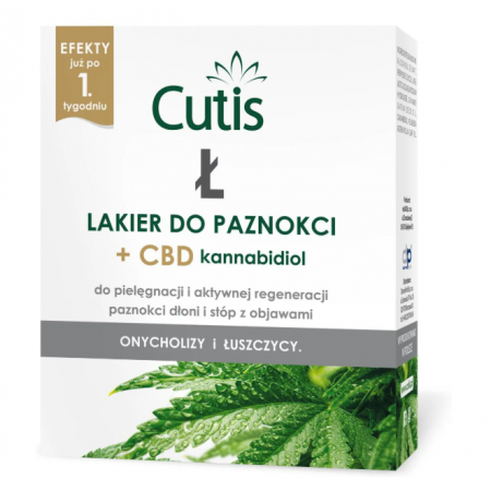 Cutis Ł Lakier do paznokci + CBD kannabidiol - - 10 ml